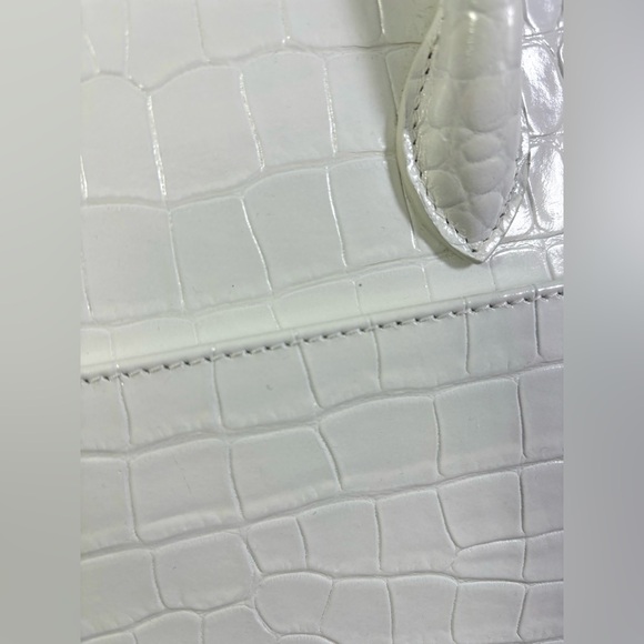Balenciaga Croc Embossed Sm Ville Top Handle Bag. - Picture 11 of 12